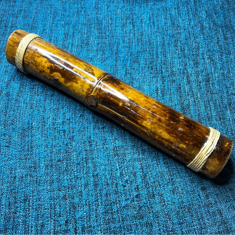 Handmade Brown Bamboo Rain Stick Natural Musical Instrument 20 inch